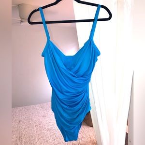 Jantzen one piece swim suit size 12 and like new.
